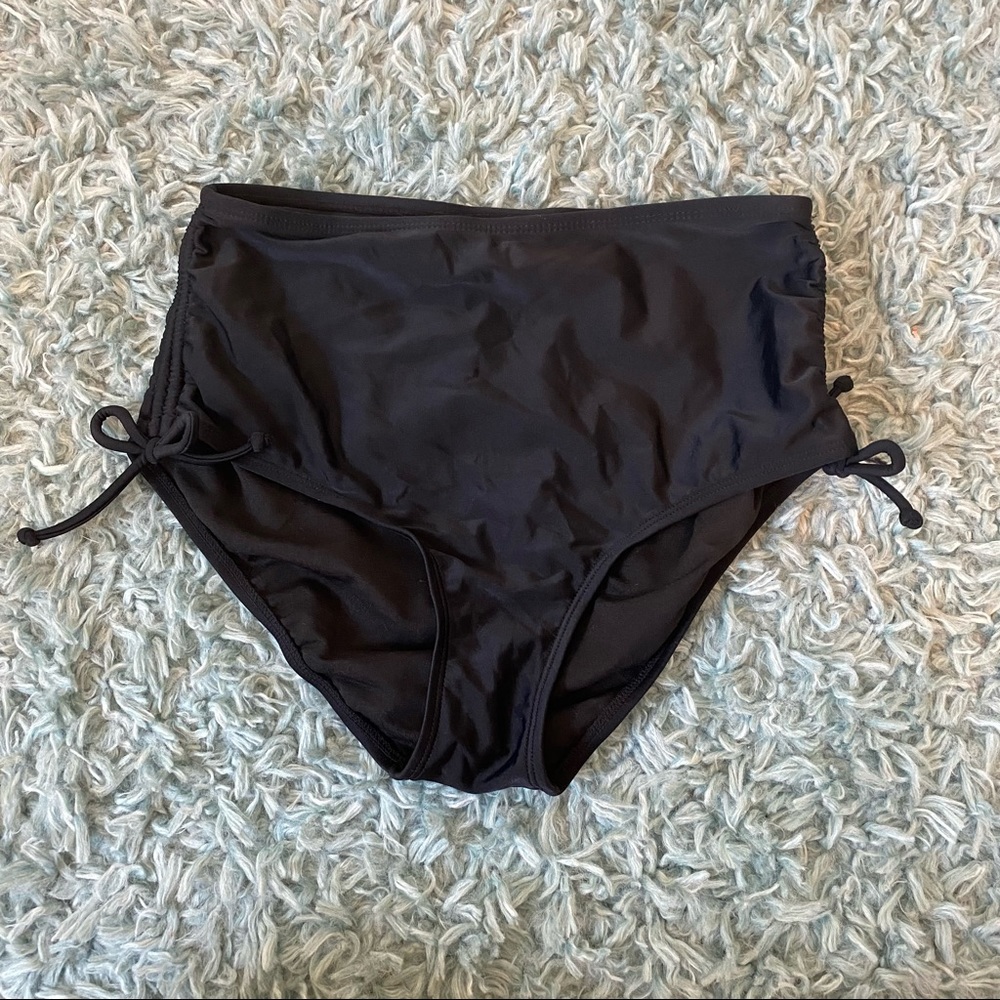 black bikini bottoms